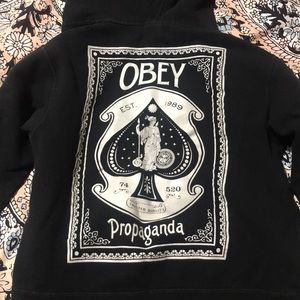 Obey zip-up hoodie